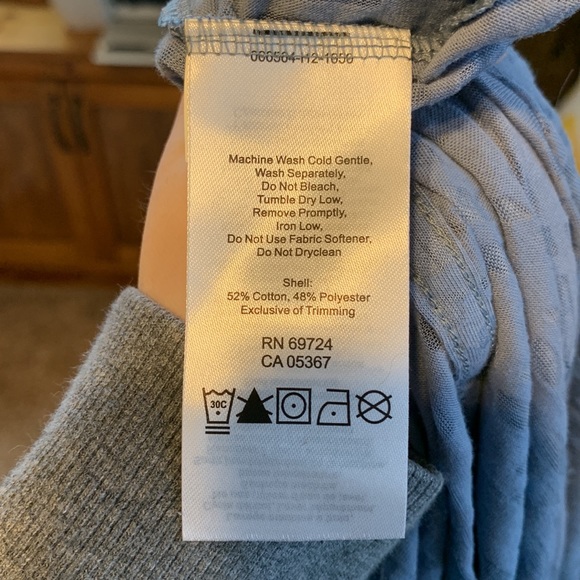 NWT Women’s Columbia Adera Collection Dusty Slate Blue Open Front Cardigan Shawl - Picture 11 of 11